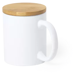 Taza Cerámica/ Bambú 370ml