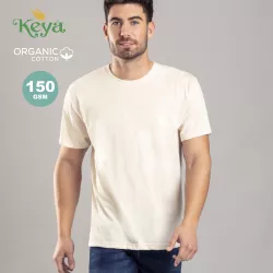 Camiseta Adulto "keya" 100% Algodón Orgánico Ring Spun, Single Jersey 150 g/ m2