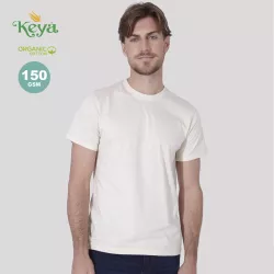 Camiseta Adulto "keya" 100% Algodón Orgánico Ring Spun, Single Jersey 150 g/ m2