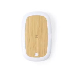 Caja Esterilizadora UV Cargador Bambú/ ABS