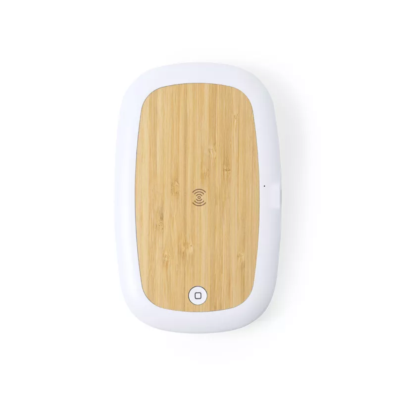 Caja Esterilizadora UV Cargador Bambú/ ABS