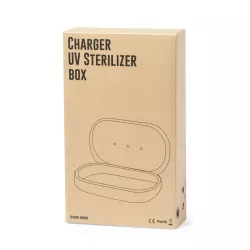 Caja Esterilizadora UV Cargador Bambú/ ABS