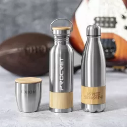 Bidón Acero Inox/ Bambú 750 ml