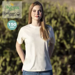 Camiseta Mujer "keya" 100% Algodón Orgánico Ring Spun, Single Jersey 150 g/ m2