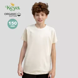 Camiseta Niño "keya" 100% Algodón Orgánico Ring Spun, Single Jersey 150 g/ m2