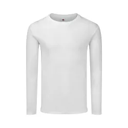 Camiseta Adulto Blanca 100% Algodón Peinado Ring Spun 140 g/ m2