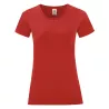 Camiseta Mujer Color 100% Algodón Peinado Ring Spun 150 g/ m2