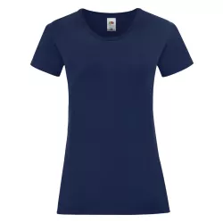 Camiseta Mujer Color 100% Algodón Peinado Ring Spun 150 g/ m2