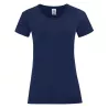 Camiseta Mujer Color 100% Algodón Peinado Ring Spun 150 g/ m2