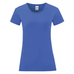Camiseta Mujer Color 100% Algodón Peinado Ring Spun 150 g/ m2