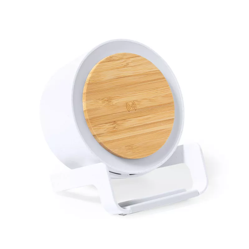 Lámpara Multifunción Caña de Trigo/ ABS/ Bambú. 12 Ledes. 3 Posiciones de Luz