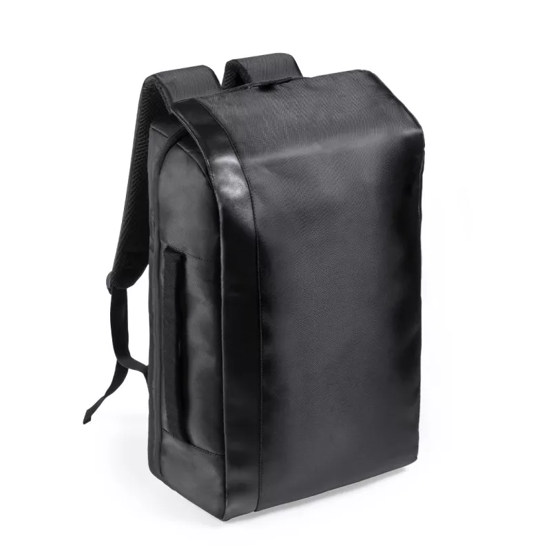 Mochila Portadocumentos Poliéster 300D/ Polipiel
