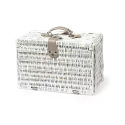 Cesta Nevera Picnic Mimbre/ Poliéster/ Aluminio