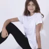 Camiseta Niño 100% Poliéster 140 g/ m2. Tacto Algodón