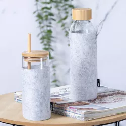 Bidón Cristal/ Bambú  500 ml 