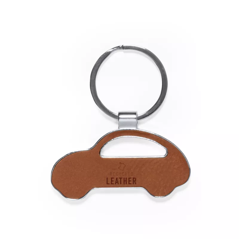 Llavero Cuero Reciclado/ Metal