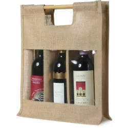 Bolsa para 3 Botellas jute