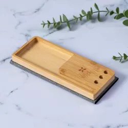 Alfombrilla Multifunción Poliéster 300D RPET/ Antelina/ Bambú