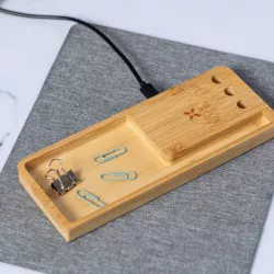 Alfombrilla Multifunción Poliéster 300D RPET/ Antelina/ Bambú