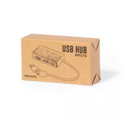 Puerto USB Fieltro RPET/ Bambú