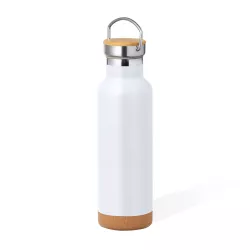 Bidón Térmico Acero Inox/ Corcho/ Bambú 650 ml.
