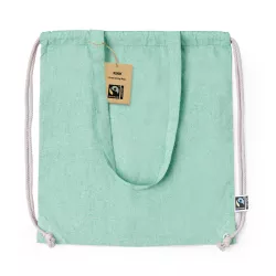 Bolsa Mochila 100% Algodón Reciclado 140 g/ m2