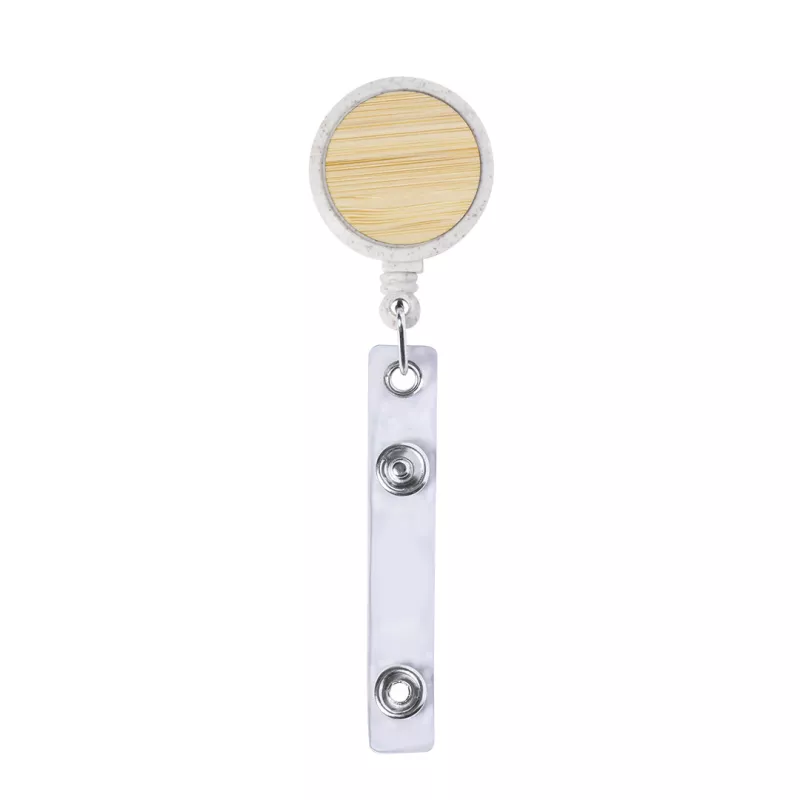 Portacreditaciones Bambú/ Caña de Trigo/ PS