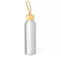 Bidón Aluminio Reciclado/ Bambú .600 ml