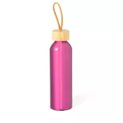 Bidón Aluminio Reciclado/ Bambú .600 ml