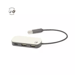 Puerto USB Fibra de Café/ ABS/ Algodón Reciclado