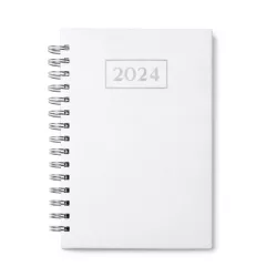 Agenda Anillas A5, tapa acolchada, página/día