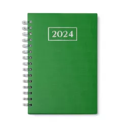 Agenda Anillas A5, tapa acolchada, página/día