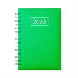 Agenda Anillas A5, tapa acolchada, página/día