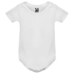 Body ROLY manga corta bebé blanco