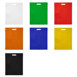 Bolsa de non-woven con asas troqueladas