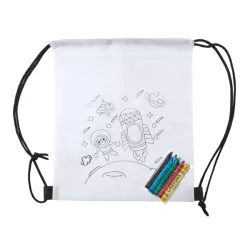 Mochila de non woven de cuerdas para colorear