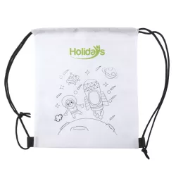 Mochila de non woven de cuerdas para colorear