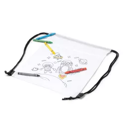 Mochila de non woven de cuerdas para colorear