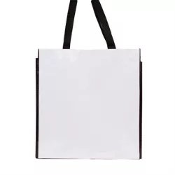 Bolsa de rafia laminada brillante reutilizable