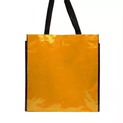 Bolsa de rafia laminada brillante reutilizable