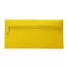Estuche de color liso con cremallera a juego