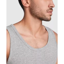 Camiseta Tirantes Texas ROLY blanca hombre