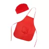 Set Delantal/Gorro Jamie T/Unica Niño