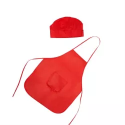 Set Delantal/Gorro Jamie T/Unica Niño
