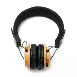 Auriculares inalámbricos extensibles de bambú y tejido RPET