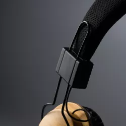 Auriculares inalámbricos extensibles de bambú y tejido RPET