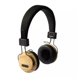 Auriculares inalámbricos extensibles de bambú y tejido RPET