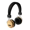 Auriculares inalámbricos extensibles de bambú y tejido RPET